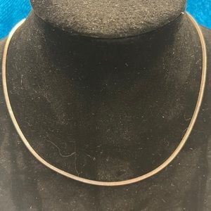 18” sterling necklace